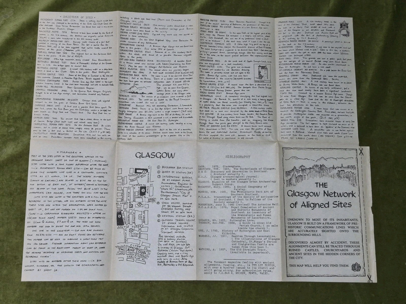 Glasgow's Secret Geometry Harry Bell 1984 Leyline Publications First Edition6