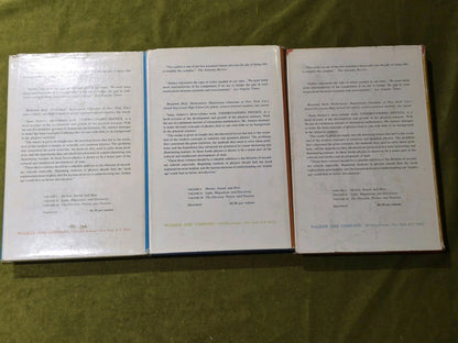 Isaac Asimov UNDERSTANDING PHYSICS 3 Volume Set 1966 HC DJ (side page stains)1