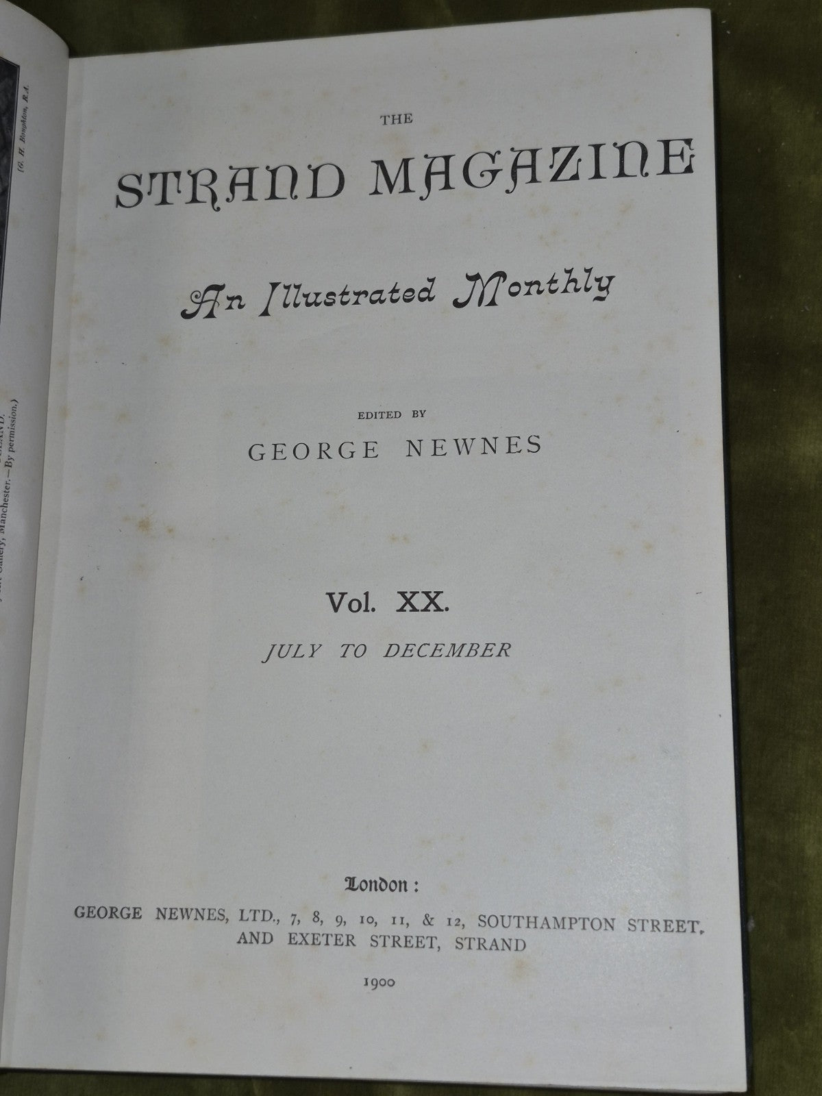 First Men In The Moon H G Wells The Strand Magazine True First Edition 19004