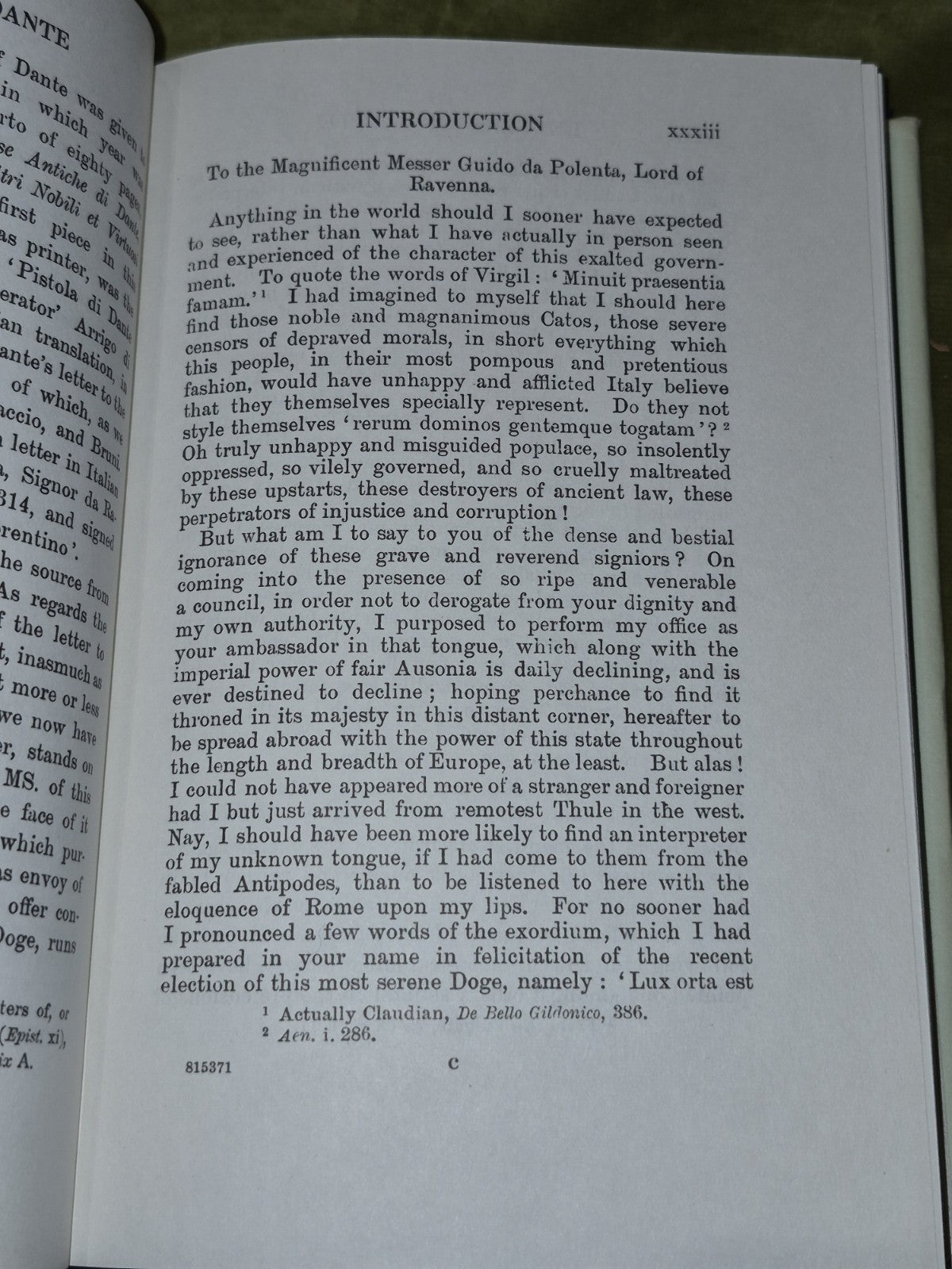 Dantis Alagherii Epistolae: The Letters of Dante (1966 Second Edition) Oxford7