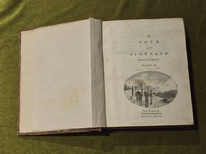 Thomas Pennant - A Voyage in Scotland + the Hebrides 3 vols 1776 with 1777 map17