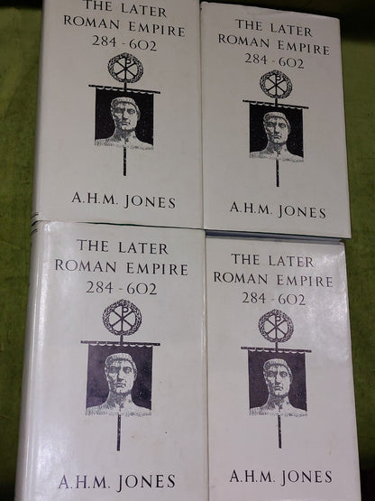 A H M Jones The Later Roman Empire 284-602 THREE VOLUMES AND MAPS 1st Ed (1964)1