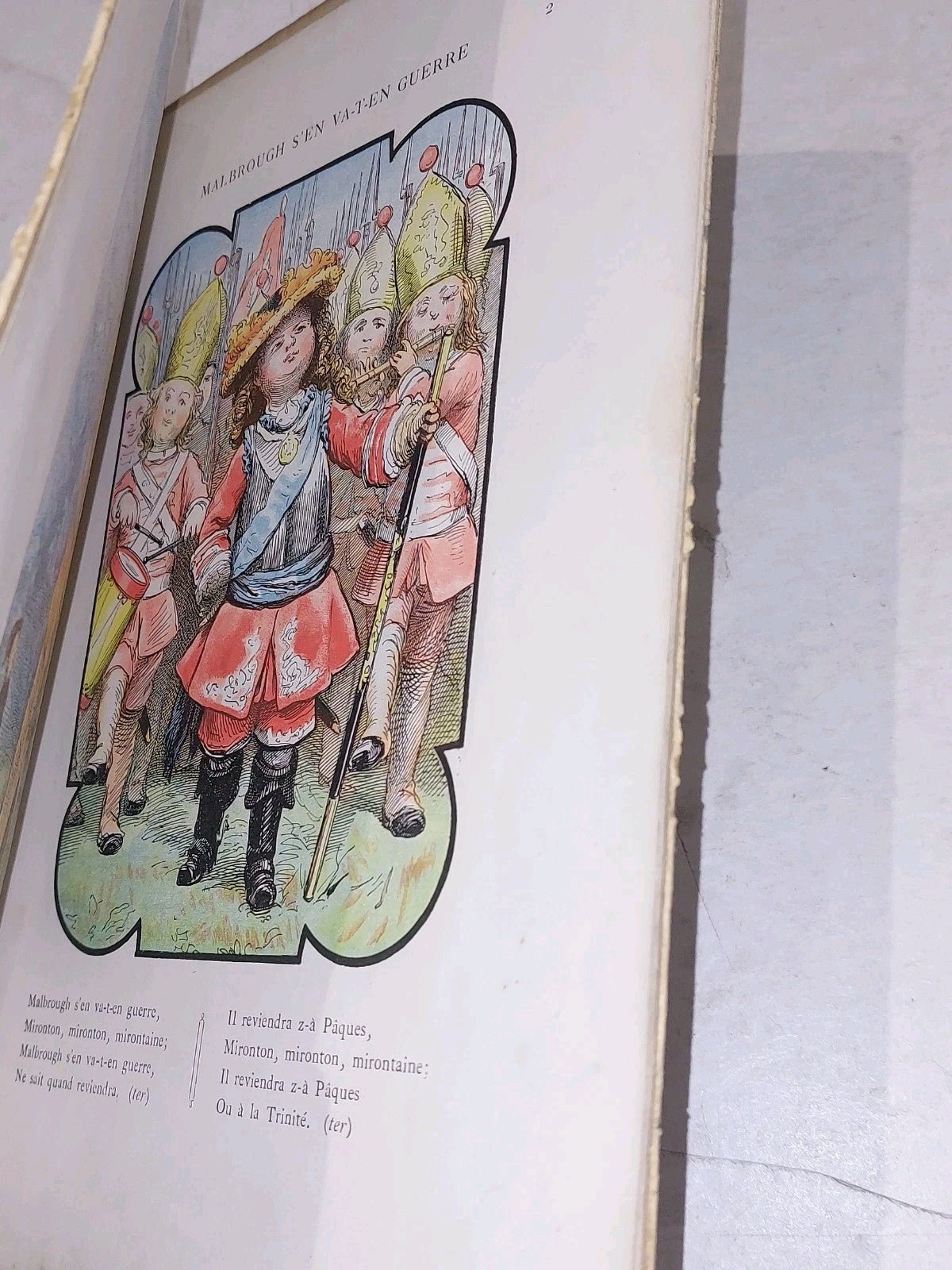 malbrough s'en va-t-en guerre Children's Book 2
