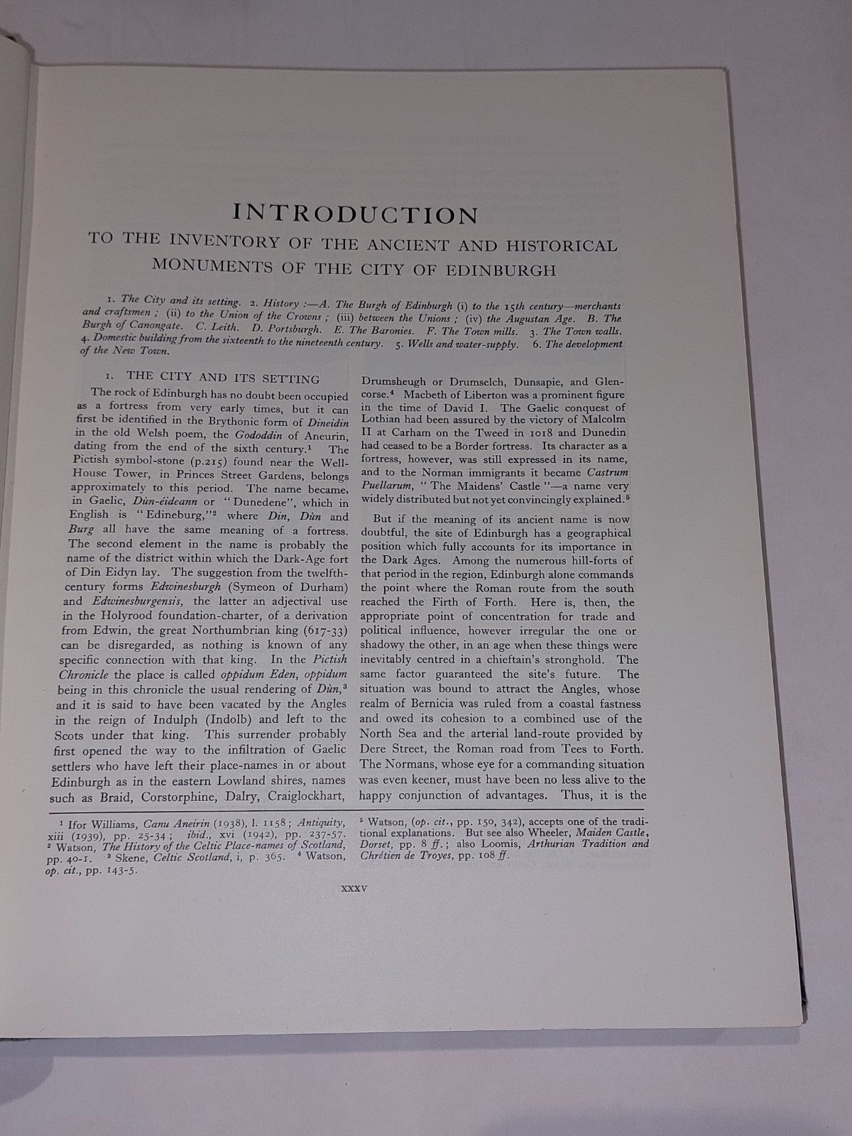 Inventory of the Ancient & Historical Monuments of the City of Edinburgh 1951 Hb4