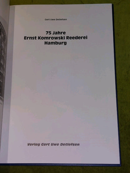 75 Jahre Ernst Komrowski Reederei Hamburg - Detlefsen, Gert Uwe HB with DJ3