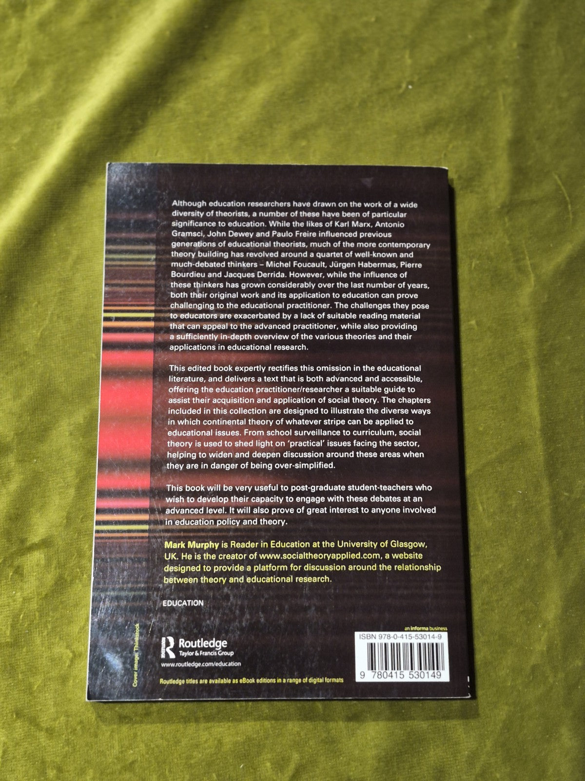 Social Theory and Education Research: Understanding Foucault, Habermas, Bourdieu1
