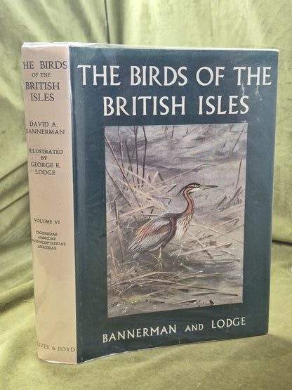 Bannerman The Birds of the British Isles Ornithology  12 Vols 1st Editions DJ17