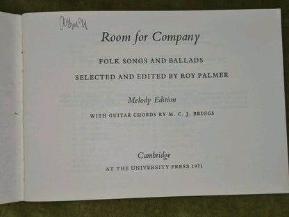 Roy Palmer Love is Pleasing & Room for Company 5