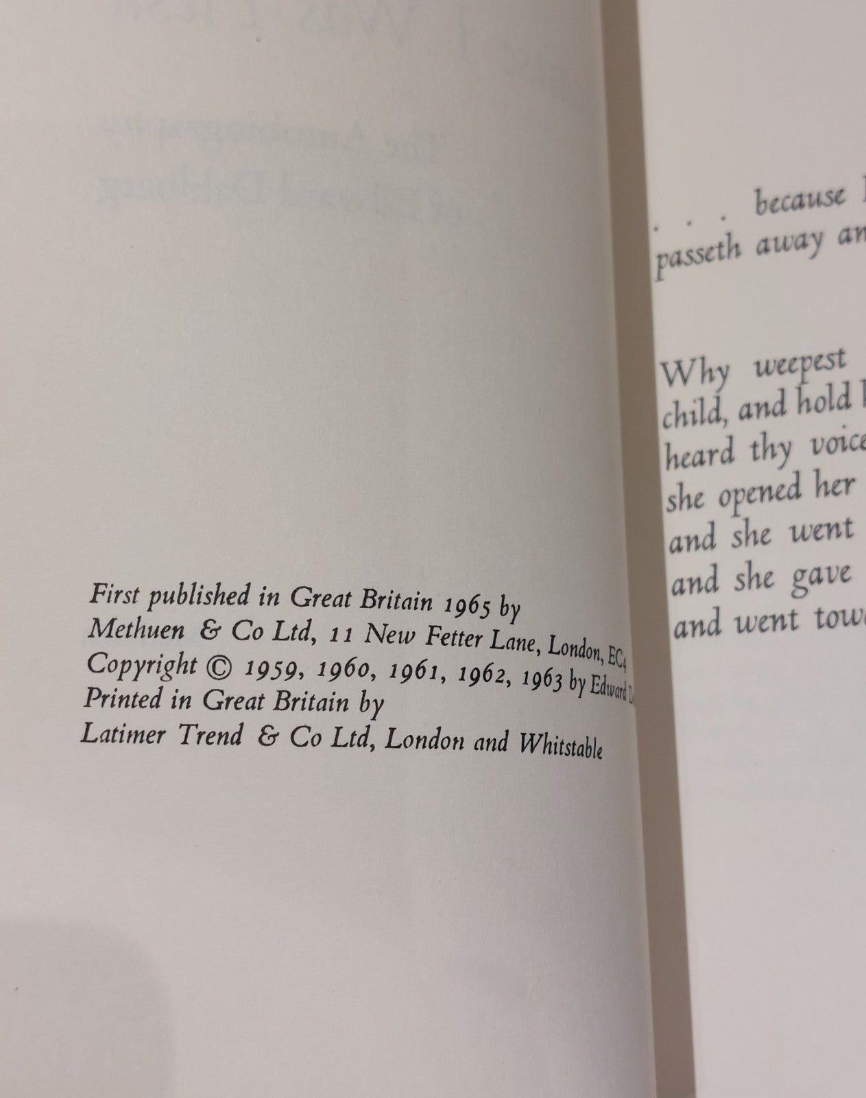 DAHLBERG Edward / BECAUSE I WAS FLESH The Autobiography (1965) Hb 5