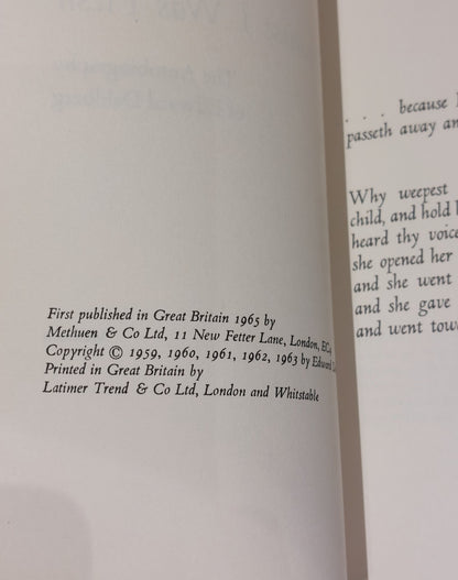 DAHLBERG Edward / BECAUSE I WAS FLESH The Autobiography (1965) Hb 5