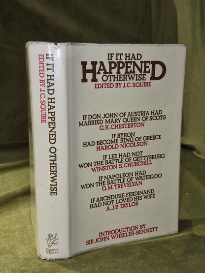 If It Had Happened Otherwise Winston Churchill Squire Sidgwick and Jack 19720