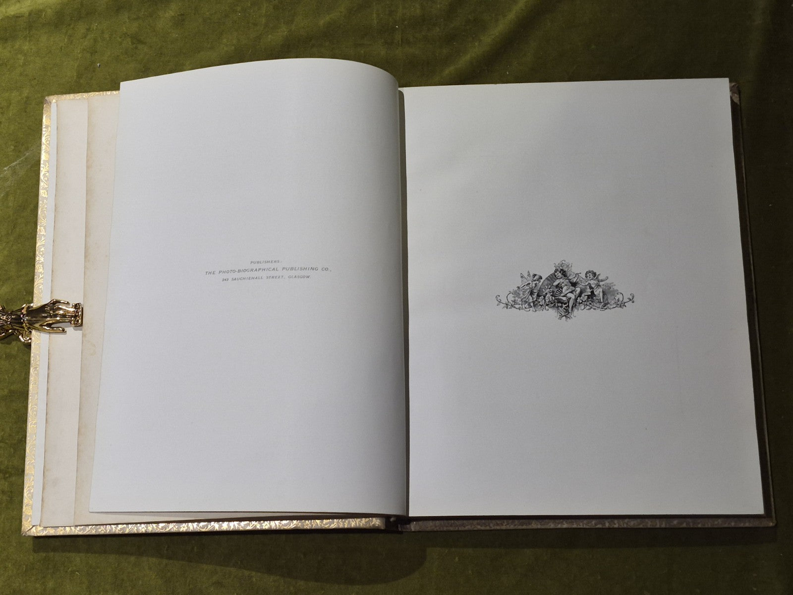 Glasgow Contemporaries At the Dawn of the XXth Century Large Gilded Vellum 19015
