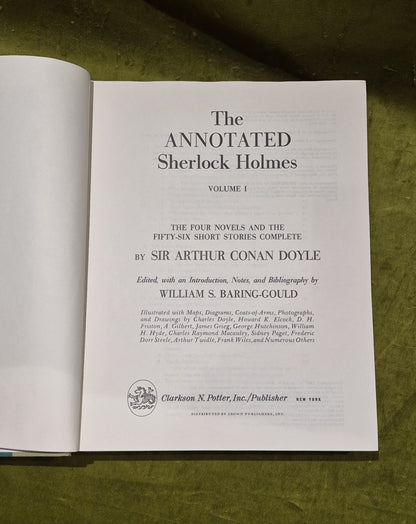 The Annotated Sherlock Holmes Vol 1&2 (1967) William S. Baring-Gould UK Seller8