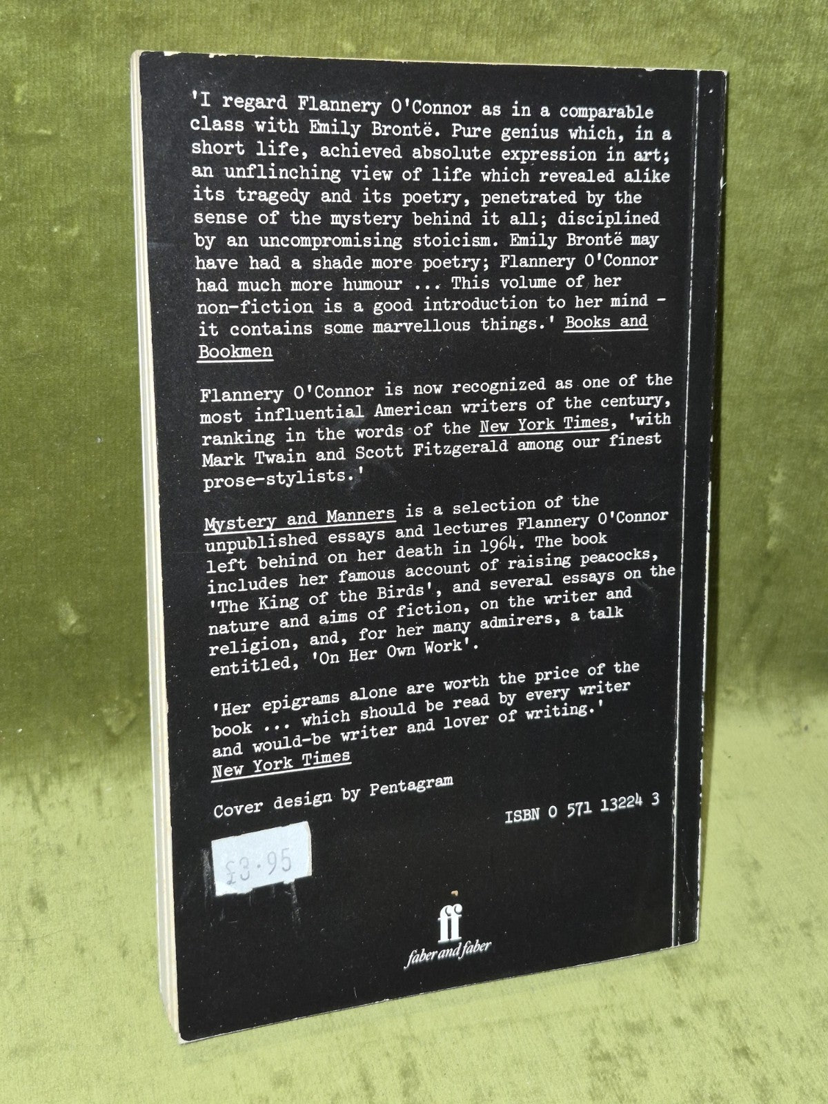 Mystery and Manners Occasional Prose by Flannery O'Connor (1984)1