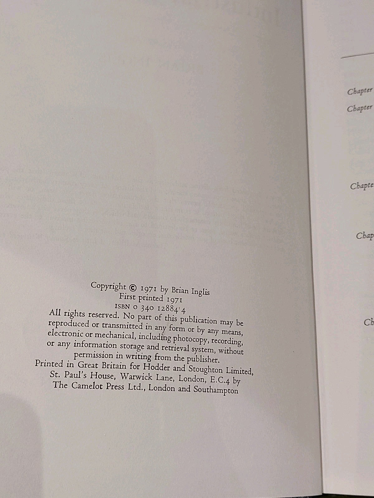Poverty And the Industrial Revolution By Brian Inglis (1971) 1st Ed Hb Book4