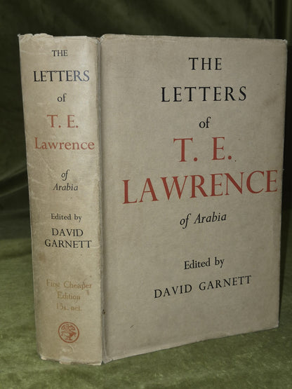 The Letters of Lawrence of Arabia David Garnett First Edition 1938 Third Imp0