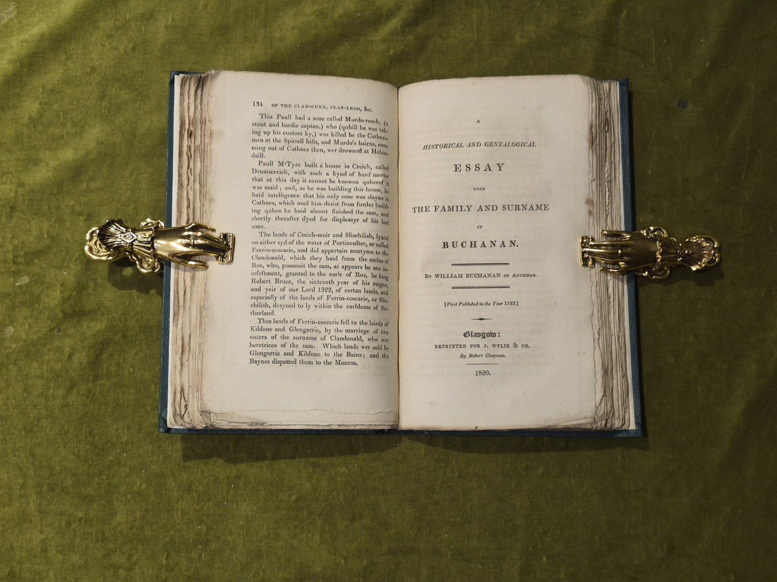 An Inquiry into Ancient Scottish Surnames - William Buchanan , John Wylie 18205