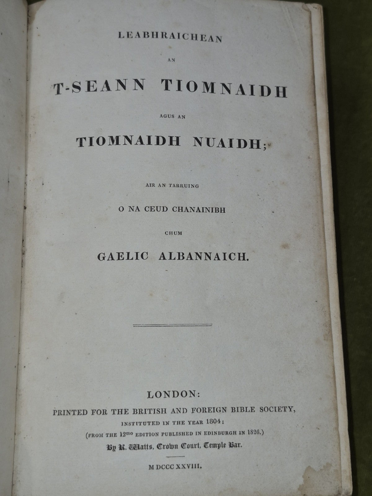 Biobull T-Seann Tiomnaidh 1828 London Gaelic Albannaich7