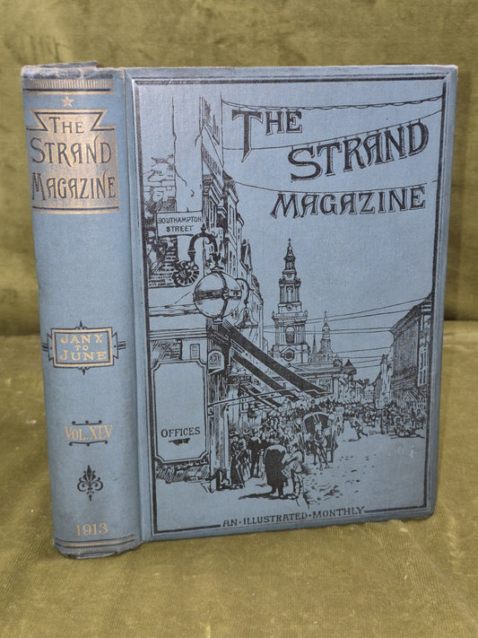 Strand Magazine 1913 Jan June Vol 45 Conan Doyle Nesbit Original Binding0