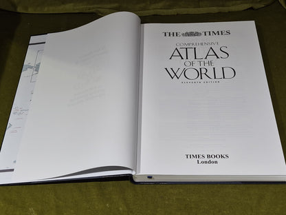 Folio Society TIMES ATLAS OF THE WORLD Leather Slipcase Illustrated 20054