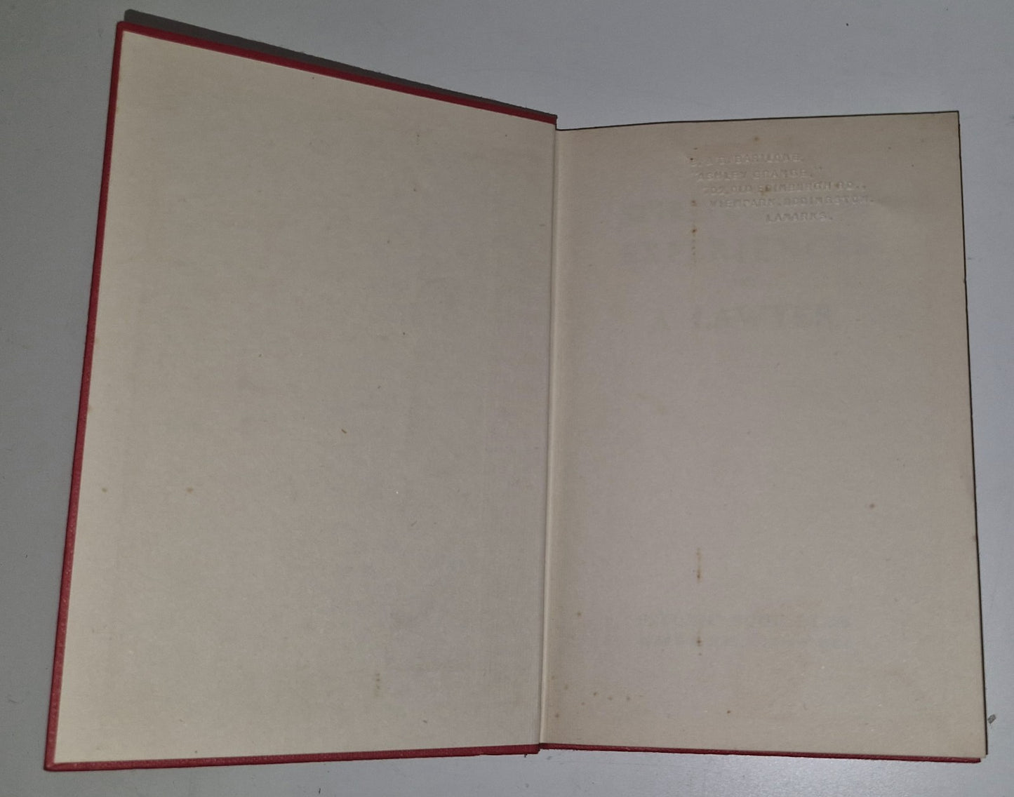 Spiritualistic Experiences Of A Lawyer  Psychic Book Club 1950s 2