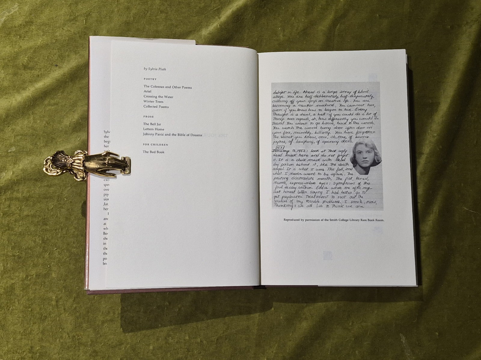 The Journals Of Sylvia Plath 1950-1962 - the Dial Press 1982 HB DJ3