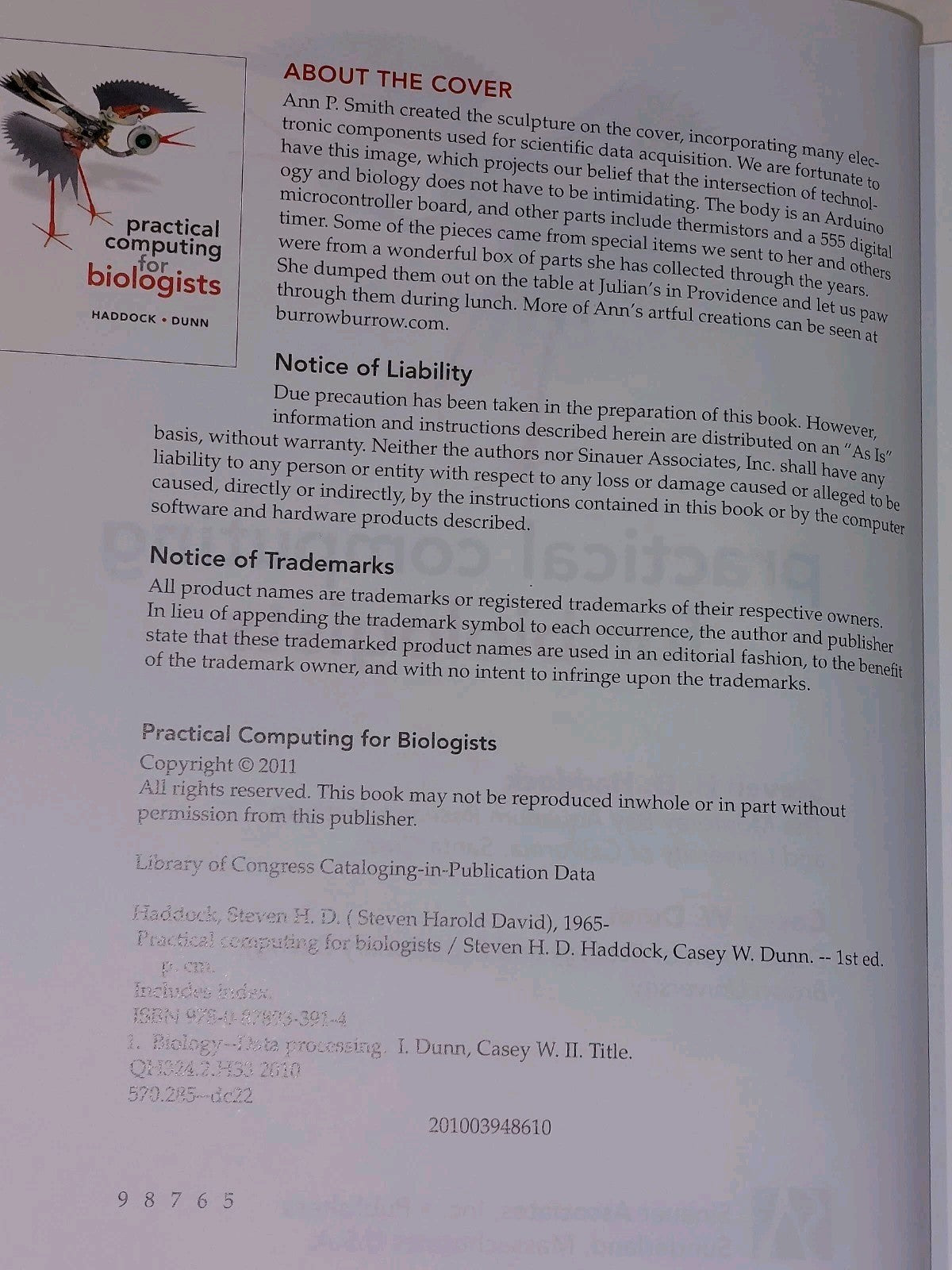 Practical Computing for Biologists by Steven  Haddock and Casey W. Dunn (2011)4
