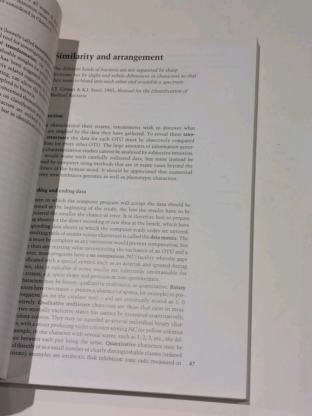 Bacterial Systematics by N. A. Logan [Blackwell Scientific Pub] 1st Ed 1994 Pb 5