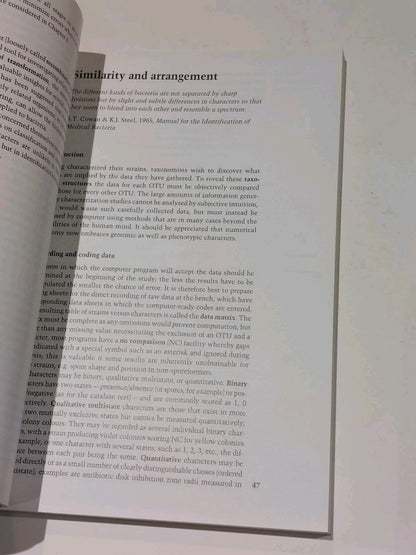 Bacterial Systematics by N. A. Logan [Blackwell Scientific Pub] 1st Ed 1994 Pb 5