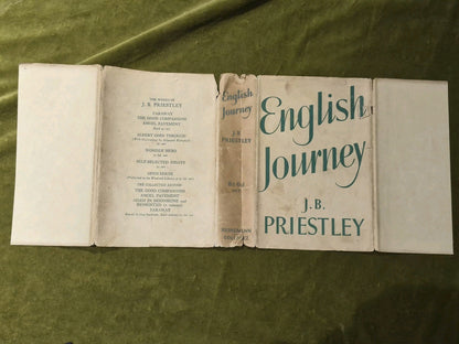 English Journey J B Priestley 1934 First Edition William Heinnemann1