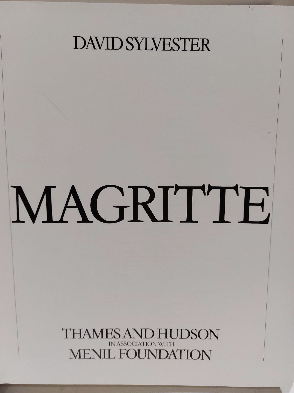 Magritte by David Sylvester (1992)5