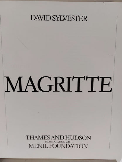 Magritte by David Sylvester (1992)5