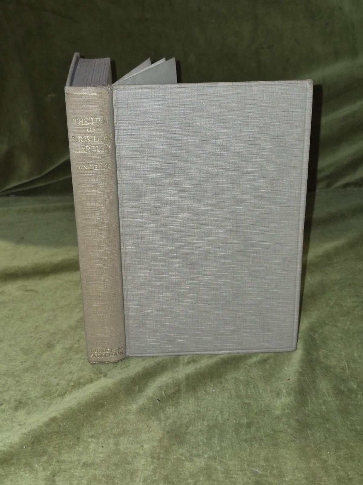 The Life of Sir William Hartley - Arthur S Peake , Hodder & Stoughton 1926 1st0