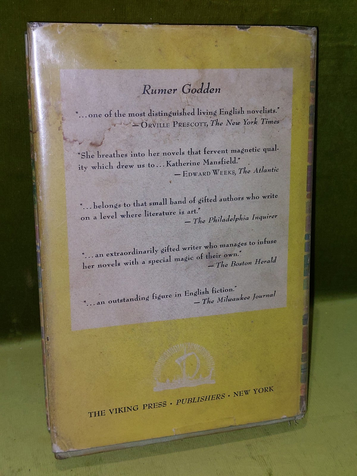 Kingfishers Catch Fire Godden (1953) Viking Press1