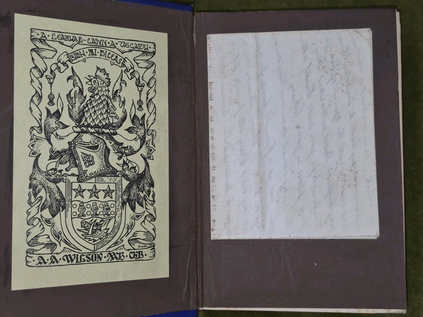 Gaelic Topography of Scotland Letter to Sir Stirling-Maxwell from Robertson 18694