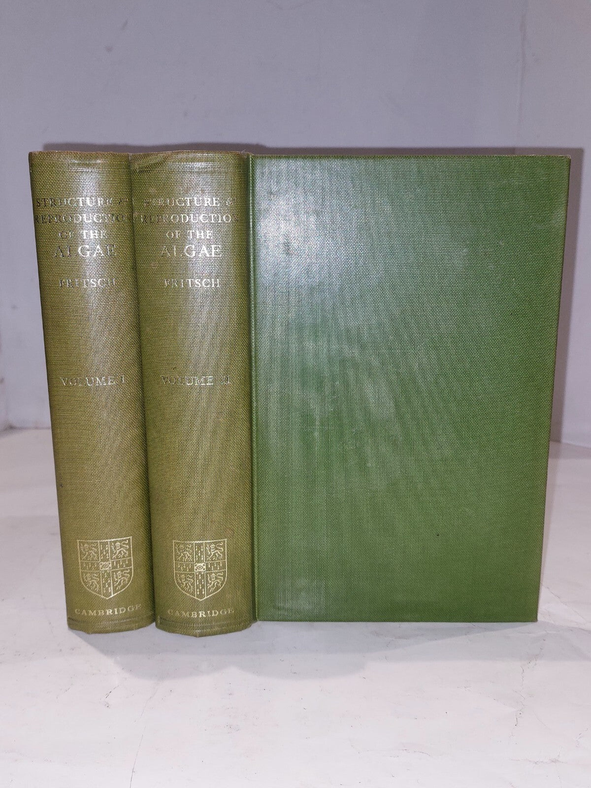 The Structure And Reproduction Of The Algae, Volume 1 & 2, Fritsch (1965) Books0