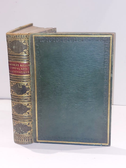 Landscape Illustrations of The Waverley Novels 1832 Leather-bound & Provenance 0