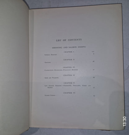 Shooting and Salmon Fishing and Highland Sport, A Grimble, Kegan Paul 19024