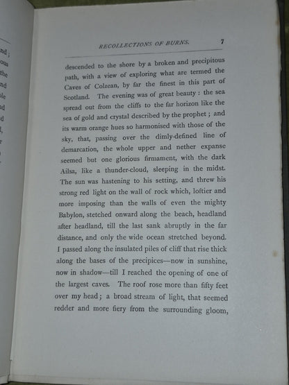 Recollections of Robert Burns (1886)  From Tales And Sketches By Hugh Miller 7