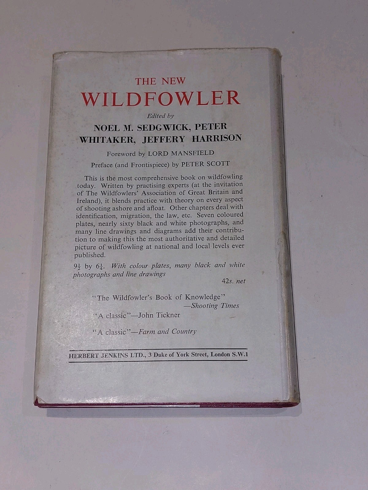 The Sporting Rifle & its Use in Britain (1962) Henry Tegner 1st Ed Hb Book6