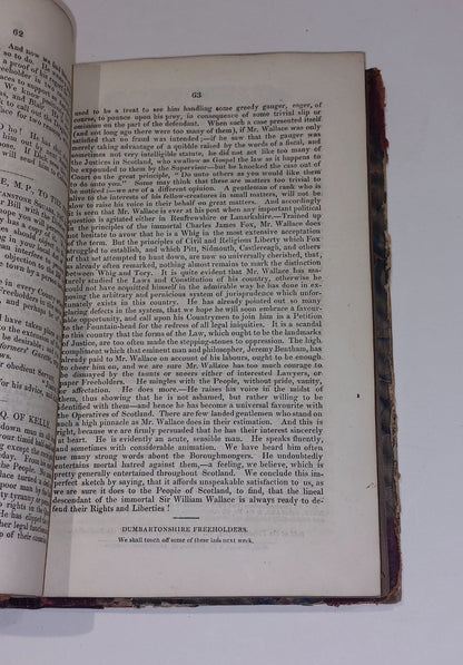 The Loyal Reformers' Gazette (1831) Vol. 1 Original Antique Book5