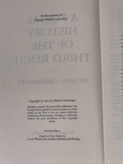 A Social History Of Nazi Germany by Richard Grunberger6