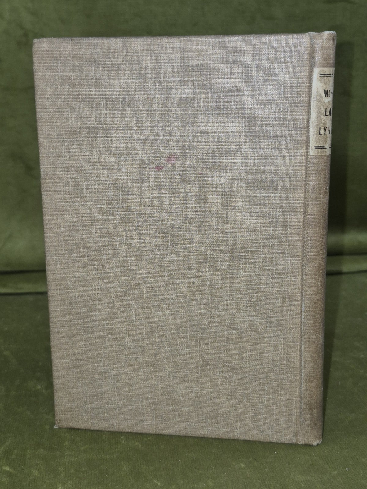 MORE LAW LYRICS  Poems by Robert Bird First Edition London 18981