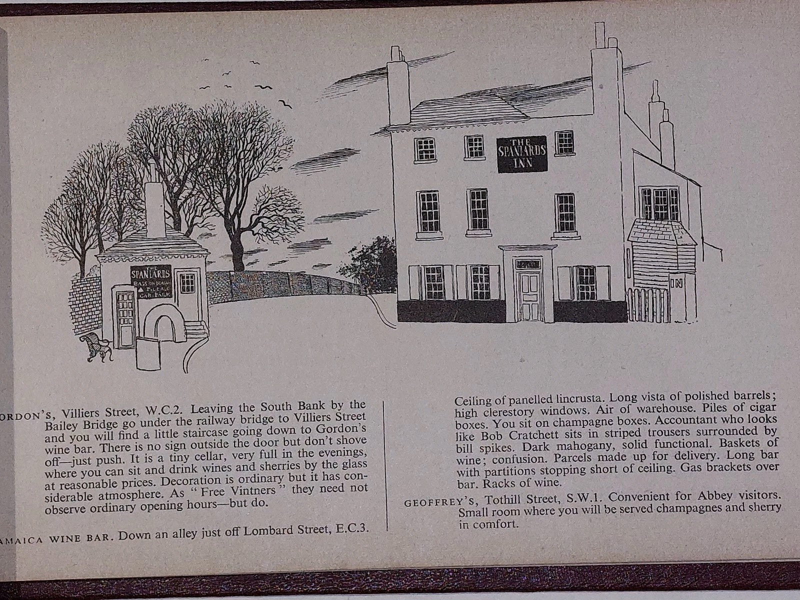 London Night And Day by Osbert Lancaster (1951 and 1952) Rebound In Leather5