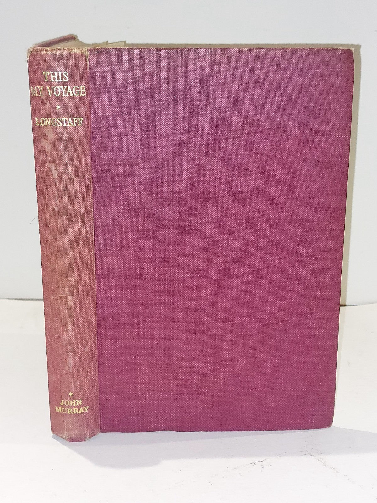 This My Voyage by Tom Longstaff (1950) 1st Ed [John Murray] Hb Book0