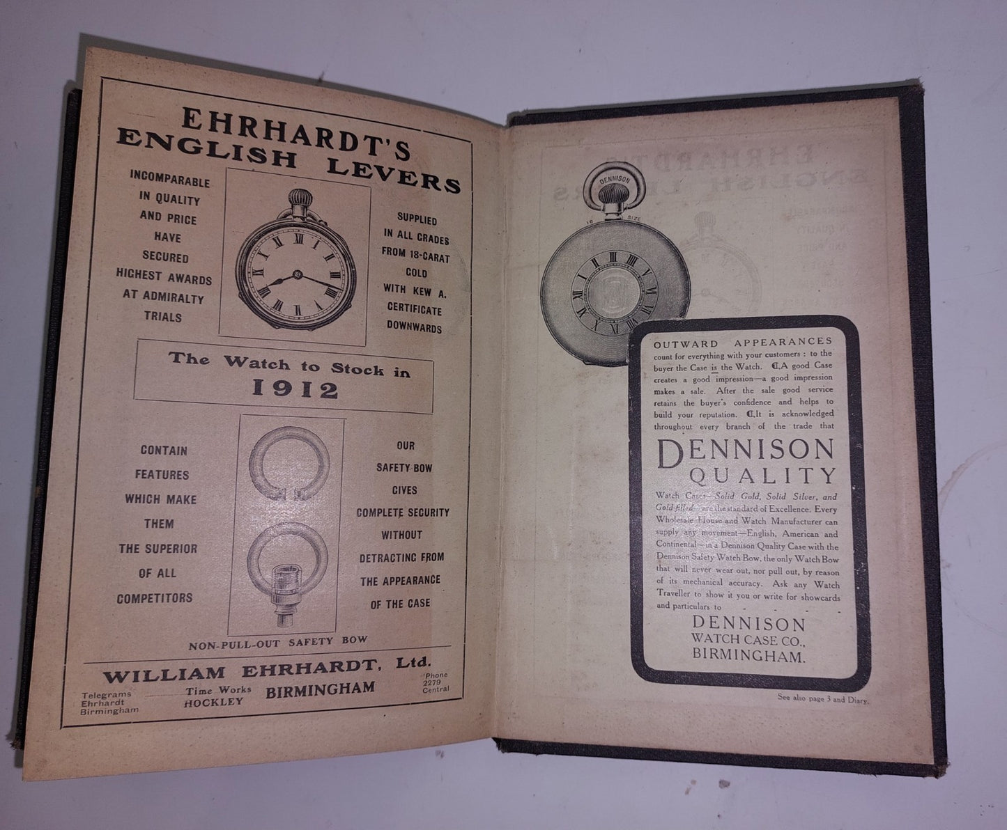 The Jeweller & Metalworker Annual 1912  Adverts, Gold & Silver12