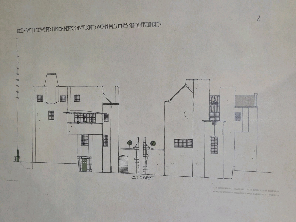Charles Rennie Mackintosh Das Haus eines Kunstfreundes 2 Meister Incomplete7