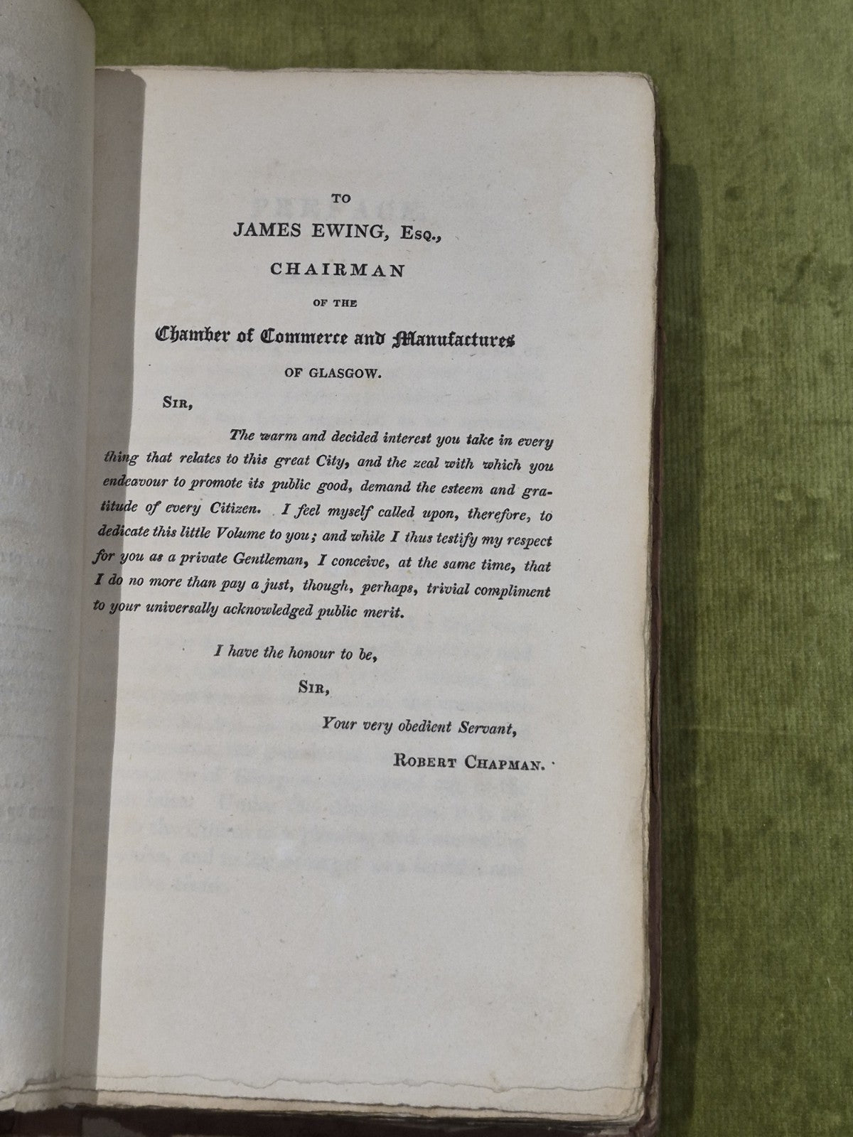 Pictures of Glasgow printed by & for R. Chapman (1818) 3rd Ed Hb Book5
