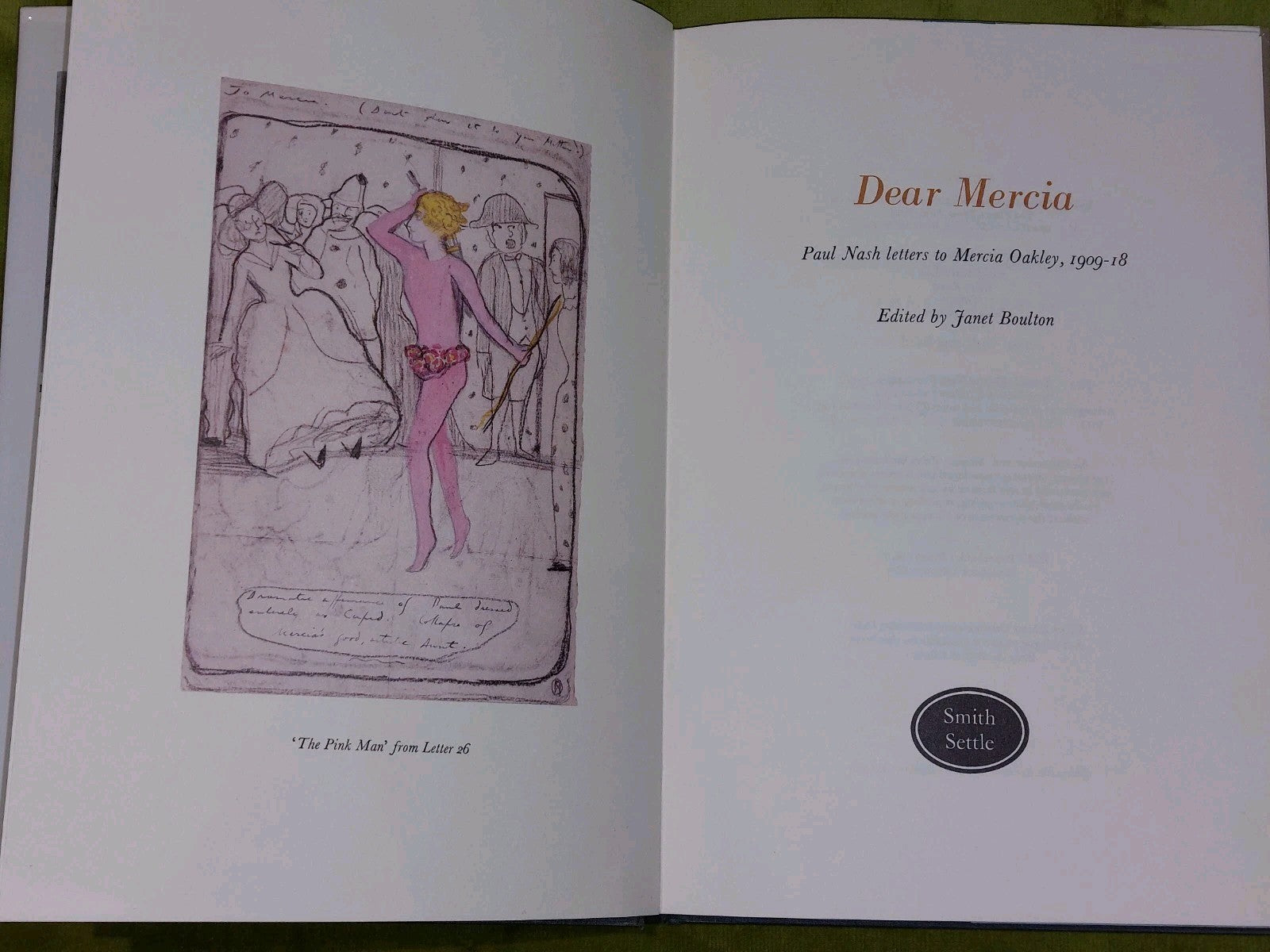Dear Merica Paul Nash Letters To Mercia Oakley (1992) Janet Boulton Signed4