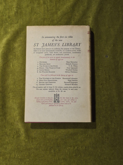 The Sword in the Stone - T H White , Collins St James Library 1950 HB DJ1